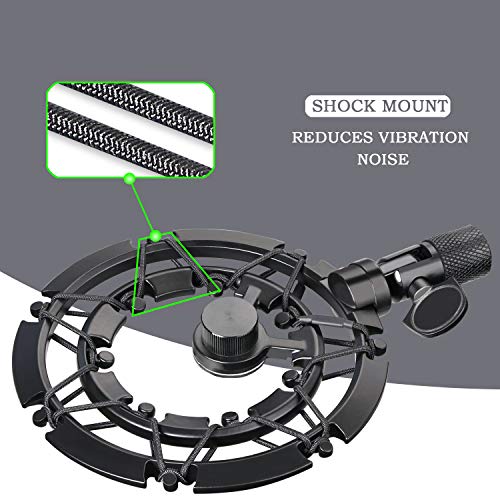 MV7 Shock Mount Reduces Vibration Noise Matching Mic Boom Arm Stand, Compatible for Shure MV7 Mic by YOUSHARES - color: Shure MV7 Shock Mount