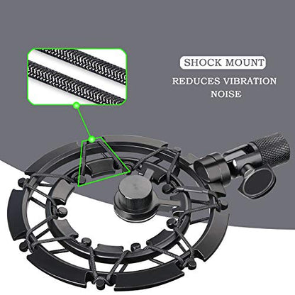 MV7 Shock Mount Reduces Vibration Noise Matching Mic Boom Arm Stand, Compatible for Shure MV7 Mic by YOUSHARES - color: Shure MV7 Shock Mount