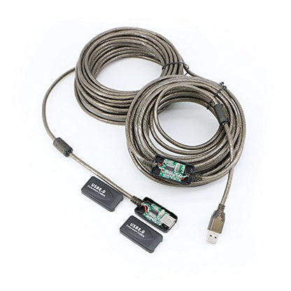 USB 2.0 A Male to A Female Extension Cable High Speed 480 Mbps (60 Feet) - size: 60 Feet