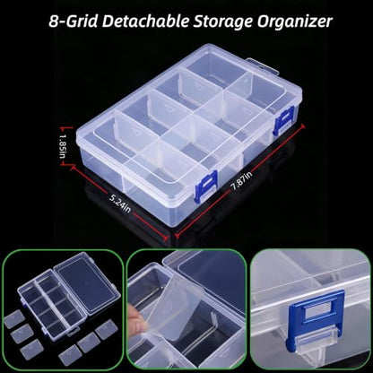 Electronic Component Storage Organizer Protection Kit | Anti-static & Moisture-proof Kit with Storage Boxes, ESD Bags, Desiccants & Labels, Ideal for Electronics Hobbyists