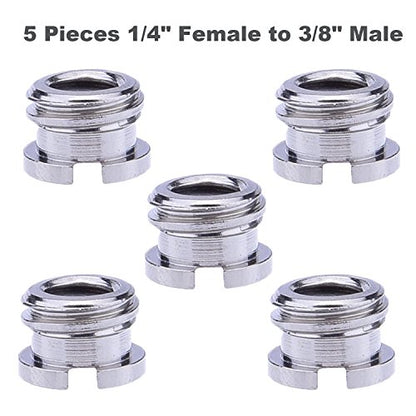 Sunmns 1/4 inch and 3/8 inch Converter Screw Adapter Mount Set for Camera/Tripod/Monopod/Ballhead/Light Stand