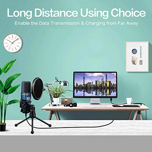 USB2-A-MB-25ST, Premium 25ft USB 2.0 A to Mini B 5 Pin USB Cable
