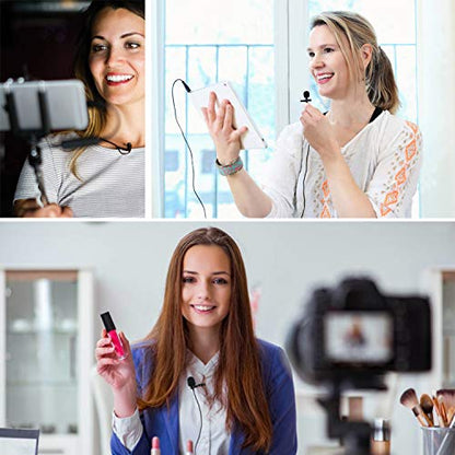 BOYA by M1 Collar Microphone for Smartphones Canon Nikon DSLR Cameras Camcorders Audio Recorder PC