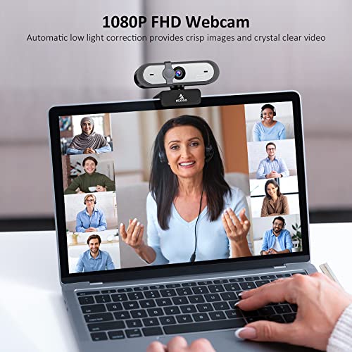 NexiGo N660P 1080P 60FPS Webcam with Software Control, Dual Microphone & Cover, Autofocus, HD USB Computer Web Camera, for OBS/Gaming/Zoom/Skype/FaceTime/Teams/Twitch - style: 1080P 60FPS Webcam