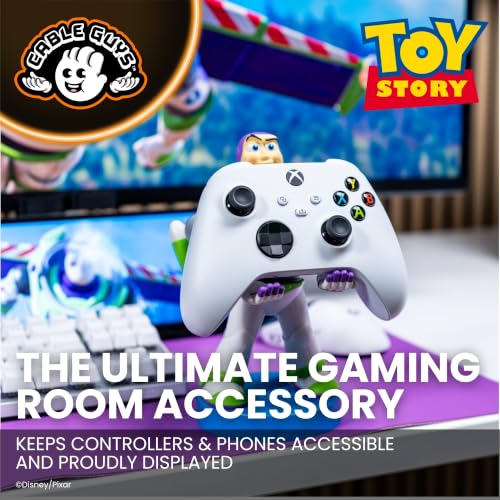Cableguys Toy Story Buzz Lightyear Controller Holder & Phone Stand - Gaming Accessories for Room and Desk Setup, Holder Compatible with Xbox, PlayStation & Most Standard Game Controllers