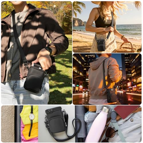 Camera Case for Camp Snap Pro, Lightweight Small Sling Bag | 5.31" x 3.35" x 1.20" Travel Bag with Adjustable Shoulder Strap, for KODAK Printomatic Instant Print Camera, Black