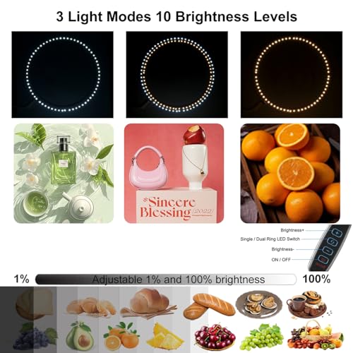 20"/50cm Light Box, PULUZ Large Photo Studio Shooting Tent 200 LED Light CRI≥90 12 Colors Backgrounds Professional Dimmable Photo Booth Product Photography 20x20 inch Light Box Photography - size: 20"/50cm Light Box