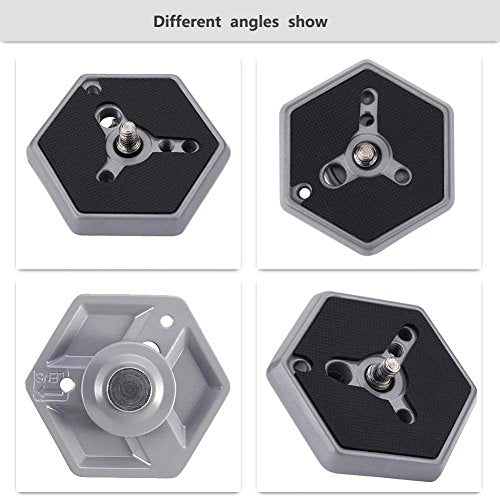 Quick Release Plate 030 14 Hexagonal Quick Release Plates 3049 1/4" Screw for 030-14 Rc0 3063 Photo Studio Acces