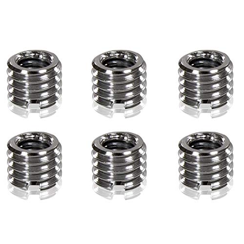 3/8" to 1/4" Tripod Ballhead Reducer Bushing Convert Screw Adapter,1/4" to 3/8" Tripod Ballhead Camera Convert Screw Adapter Mount for Tripod Monopod Ballhead Video Light Stand DSLR SLR