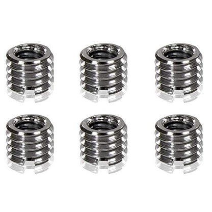 3/8" to 1/4" Tripod Ballhead Reducer Bushing Convert Screw Adapter,1/4" to 3/8" Tripod Ballhead Camera Convert Screw Adapter Mount for Tripod Monopod Ballhead Video Light Stand DSLR SLR