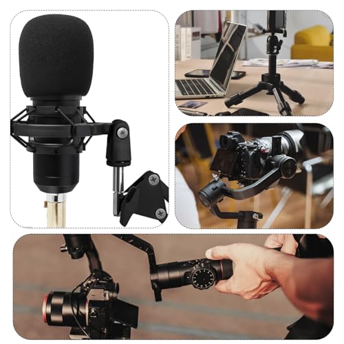10PCS 1/4"-20 Female to 3/8"-16 Male Tripod Adapter Standard Metal Tripod Adapters 1/4 to 3/8 Reducer Bushing Convert Screw Adapter for Camera Camcorder Monopod Stand Video Light, Sliver