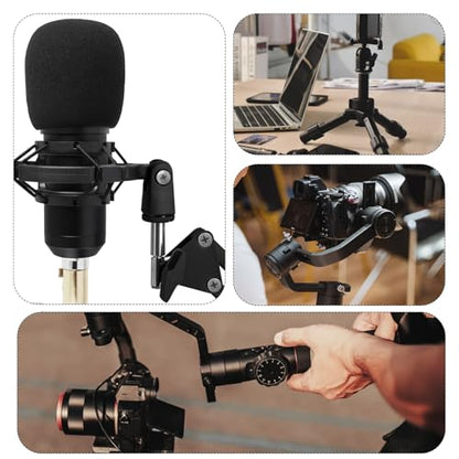 10PCS 1/4"-20 Female to 3/8"-16 Male Tripod Adapter Standard Metal Tripod Adapters 1/4 to 3/8 Reducer Bushing Convert Screw Adapter for Camera Camcorder Monopod Stand Video Light, Sliver