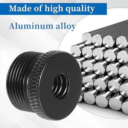 4 Pcs Mic Stand Adapter Microphone Stand Adapter 1/4 Female to 5/8 Male Screw Adapter Thread Tripod Screw Adapter for Microphone Stand Mount to Camera Tripod