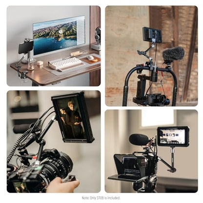 NEEWER 9.8"/25cm Adjustable Friction Magic Arm with 1/4" Screw on Both Ends, Compatible with SmallRig Cage, Flash/LED Light/Microphone/Monitor/SuperClip, Max Load 4.4lb/2kg, ST08 - style: 9.8"/25cm