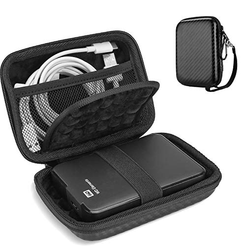 ProCase External Hard Drive Travel Case for 2.5" HDD/SSD -Twill | Fits Seagate Portable, Samsung T9, WD Elements, My Passport, Toshiba Canvio Basics, 1TB-5TB Drives, USB 3.0 HDD/SSD Storage - color: Twill