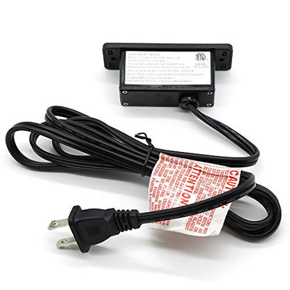 Powered USB Hub Socket Recessed USB Power Strip Outlet with Power Supply 2 USB Ports 2.1A Mounted into Bed Desk Table Sofa - color: Black