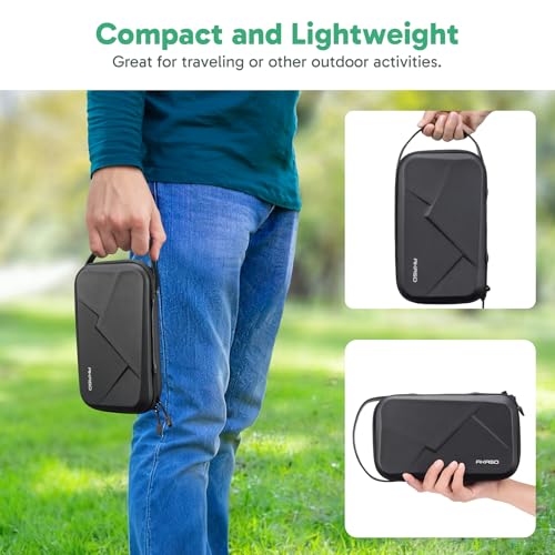 AKASO Camera Carrying Case for GoPro Hero 13 12 11 10 9, Insta360 X5 X4 X3 Ace Pro, DJI Action Osmo 360 Pocket 3, 360, EK7000/EK7000 Pro, Brave 4/4 Pro, Brave 7/7 LE and Other Action Cameras