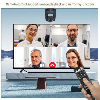 4K PTZ Camera 20x Optical Zoom with HDMI USB Conference Room Webcam for Zoom, Teams, Google Meet, Church Live Streaming, Webinar - style: 20X ZOOM HDMI/USB