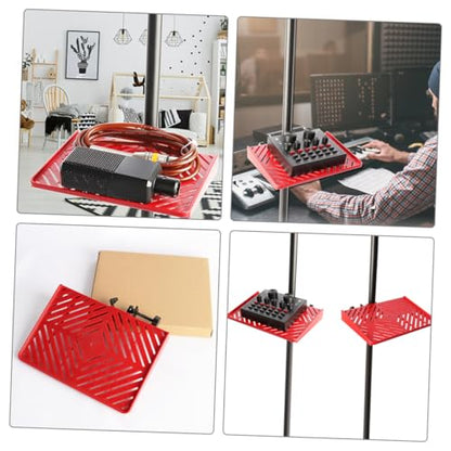 HOMSFOU Live Broadcast Sound Card Holder Sturdy Abs Metal Clamp Mic Boom for Recording