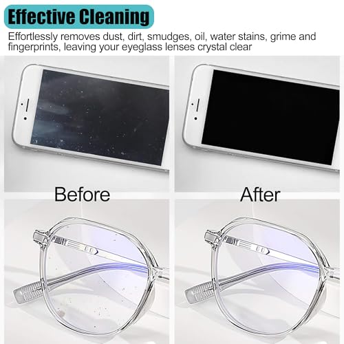 Solid Color Keychain Microfiber Eye Glasses Cleaner Cleaning Cloth Wipes Portable Eyeglass Lens Cleaning Cloth Wipes for Sunglasses Jewelry Electronics