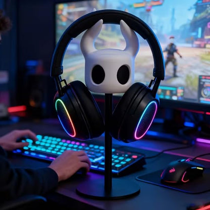 Ergonomic Headphone Stand for Gaming & Office - Aluminum Alloy Desktop Holder with Space-Saving Design, Durable Multi-Functional Organizer for Over-Ear Headphones - size: cartoon