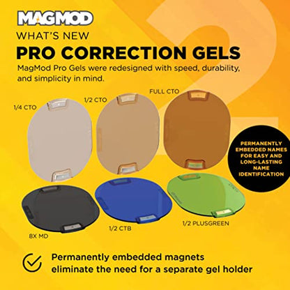 MagMod Professional Flash Kit 2, Photography Lighting Flash Diffuser Set | Magnetic Light Diffuser Attachments, Lightweight MagMod Modifiers, Superior Light Control, Built for Working Photographers