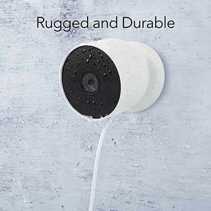 Wasserstein Pogo Pin Cable & Adapter for Google Nest Cam Outdoor/Indoor, Battery (2-Pack)(26ft & 5.2V/2A) (Camera NOT Included) - size: 2-Pack