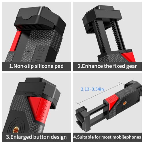Phone Chest Mount Harness Strap Cell Phone Holder Mount for Video Recording Bike/Kayak/Fishing/Skateboard POV/VLOG for iPhone 17/16/15/14/13 Pro Max, Samsung and More