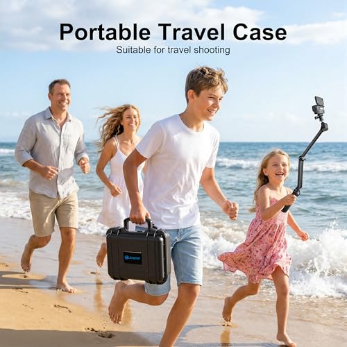 Lekufee Travel Waterproof Hard Case for Insta360 Ace Pro 2, Action Camera, and Accessories(Case Only)