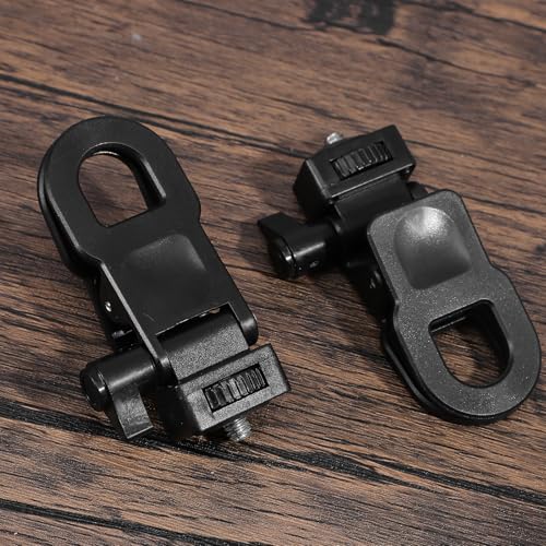 Styquenzer 2 Pcs Monitor Camera Mount Clip with 1/4 Screw Connector, Selfie Light Clip Universal Screen LCD Display Top Fill Light Flash Holder