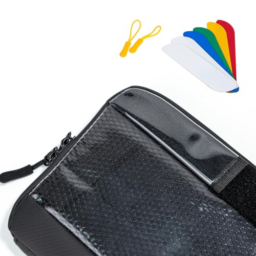 OPENMOON Translucent Storage Electronics & Camera Accessory Pouch - Cable Organizer Gear Accessories Pouch Travel Camera Essentials - M Thin Version - size: Small