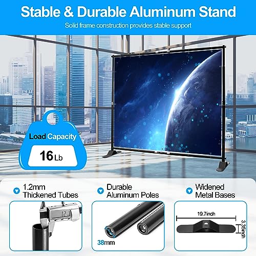 FUDESY 8x8 ft Backdrop Banner Stand, Heavy Duty Adjustable Background Stand Kit with Carrying Bag, Step and Repeat Photography Frame Stand for Trade Show Display Photo Booth Parties - size: 8x8ft
