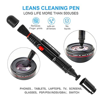 VSGO Professional Lens Cleaning Kit (DKL-15D) - Includes Lens Pen, Air Blower & Cleaning Fluid - Portable Dust Removal for Camera Lenses, Filters, Cell Phones and Electronics