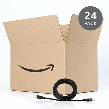 Amazon Basics USB-A to USB-B 2.0 Cable for Printer or External Hard Drive, Gold-Plated Connectors, 16 Foot, Black - size: 16 Feet