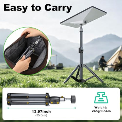for Starlink Mini Tripod Mount, Adjustable Height Stand Tripod Mounting kit Adapter Compatible with Starlink Mini Accessories for Outdoor Camping, Travel, Rv