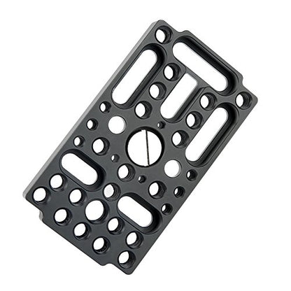 NICEYRIG Camera Cheese Plate Switching Easy Plate Applicable for Railblocks, Dovetails, Short Rods