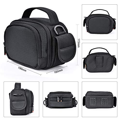 FOSOTO Camcorder Cases Bag Compatible Canon VIXIA HF Panasonic Video Camera | for Canon VIXIA HF R800 R700,Sony HDR-CX405 CX675 CX670 SR12 FDRAX53,Panasonic HC-V770 HC-V180 HD