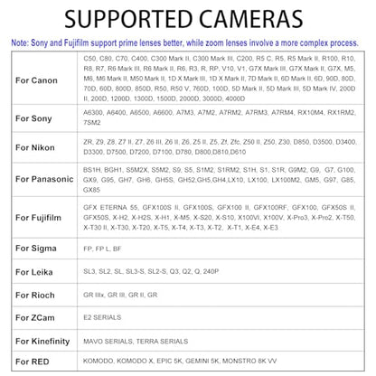 NiYien Camera Stabilizer Box,NiYienFX A1 Gyroscope Gyroflow Stabilizer for Canon EOS Rebel T7,2000D,4000D,R100,for Sony A7M A6300,for Nikon,Panasonic,Fujifilm,35H Battery for Vlogging & Action Videos