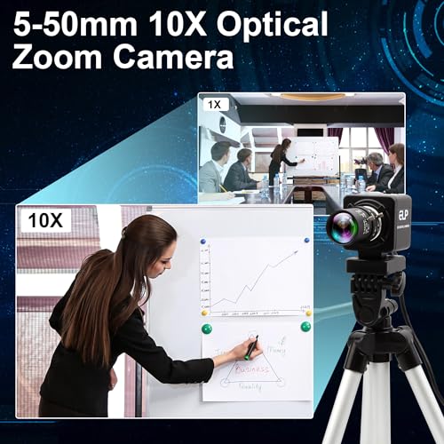 USB Camera 1080P High Speed 260fps 5-50mm 10X Optical Zoom Lens 2MP USB Webcam Manual Close up Zoom in and Out,UVC Computer Comference Golf Swing Camera for Raspberry Pi Windows Mac - color: 260fps USB Camera with 5-50mm Zoom Lens