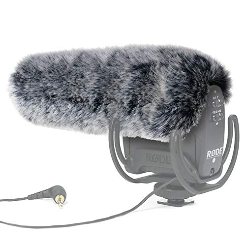 YOUSHARES Deadcat Windscreen for Rode VideoMic Pro Camera Microphone - Outdoor Wind Shield Mic Windshield Muff Fur Custom Fit for Rode VideoMic Pro Camera Mics - color: Fur