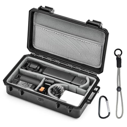 Carrying Travel Hard Case for Insta360 Luna Ultra For DJI Osmo Pocket 4 3 Creator Combo/For Xtra Muse Accessories DIY Waterproof Carrying Bag Vlogging (Case Only)