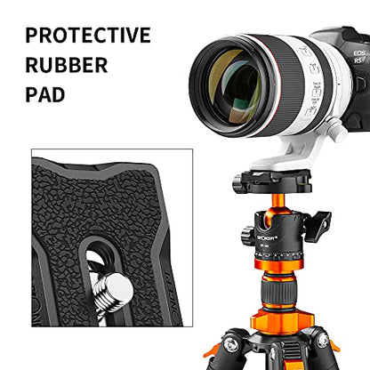 K&F CONCEPT K-28 Camera Tripod Quick Release Mounting Plate - color: Black 1 Pack