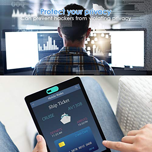 Webcam Camera Cover Slide, Webcam Cover for Laptop 0.028-Inch Ultra-Thin Webcam Cover Blocker, Protect Your Visual Privacy and Security (New Multicolor-6 Pack) - color: New Multi-Color