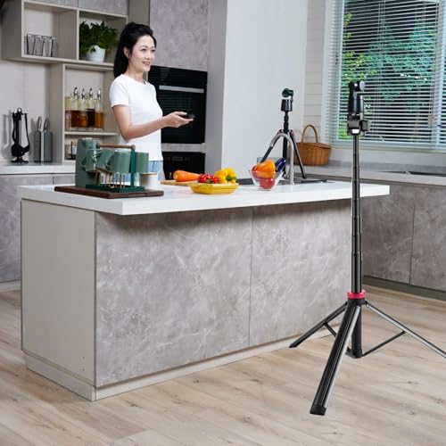 80'' Tiny-3 Webcam Floor Tripod Holder,Webcam-Tripod Stand for OBSBOT Tiny 3,Tiny 3 Lite,Meet-2,Tiny 2 Liet, Tiny 2,Meet SE,Tail2,Tiny SE,Tail Air,Meet Webcams