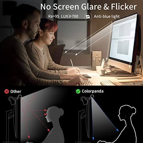 16.14" Monitor Light Bar,250LM Anti Screen Glare Eye-Care LED Screen Lamp,Touch Control USB Reading Light for Flat & Curved Monitor Home Office Gaming - style: Touch Control