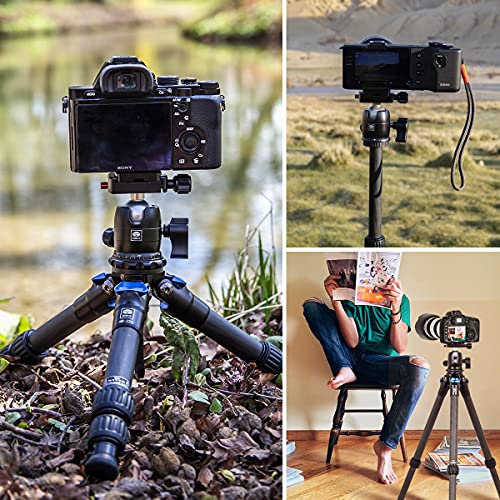 SIRUI Camera Tripod Ball Head, 10KG/22.05lbs Loading Capacity, 360°Panning Base, Aluminum Build Quality, Safety Lock, Universal Mounting Plate for Easy Attachment (B-00K Ball Head) (B-00K) - color: B-00K