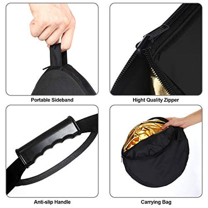 Selens 5-in-1 Oval Reflector with Handle for Photography Photo Studio Lighting & Outdoor Lighting (32 x 48 Inch) - size: 32 x 48 Inch Oval Reflector