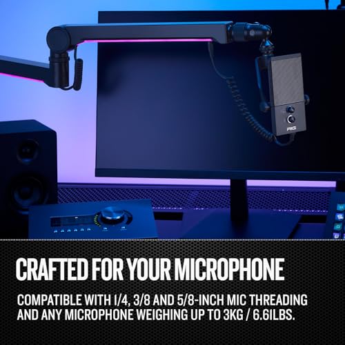 RIG MA-1 Low Profile USB Mic Arm With RGB Underlighting