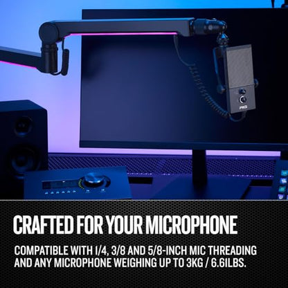 RIG MA-1 Low Profile USB Mic Arm With RGB Underlighting