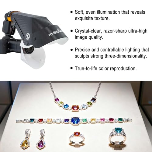 Macro Flash Diffuser Softbox for Insect/Jewelry/Stop Motion Photography, Compatible with 90-110mm Macro/Zoom Lenses, Portable Speedlite Softbox. - size: Large Size